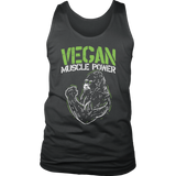 Gift for Vegan, Vegan T-shirt, Vegan Muscle Power Shirt, T-shirt for Vegan