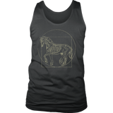 Vitruvian Horse T-shirt, Da Vinci Horse Shirt