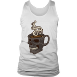 Skull Coffee Cup T-shirt, Gift for Coffee Lover, Coffee Shirt, Coffee Skull T-shirt