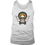 420 T-shirt, Rastafarian Skull Smoking Weed Shirt, Weed Smoking Skull T-shirt, 420 Gift, 420 Gift T-shirt