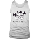 Hipster Cat T-shirt, Gift for Hipster, Ironic Cat Shirt, Shirt for Cat Lover, Hipster Cat Shirt