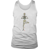 Yoga T-shirt, Chakras T-shirt, Meditation and Yoga Shirt, Yoga Pose Skeleton T-shirt