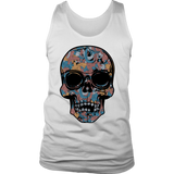 Paisley Skull T-shirt, Flowering Skull Shirt