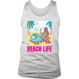 Summer T-shirt, Beach T-shirt, Mermaid T-shirt, Beach Life Shirt