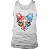 Rainbow Cat T-shirt, Egyptian Cat Shirt, Hairless Cat T-shirt, Gift for Cat Lover, Hairless Cat Owner Gift