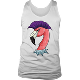 Funny Punk Rock T-shirt, Gift for Punk Rocker, Punk Rock Flamingo, Funny Flamingo Shirt