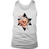 Skull & Flowers T-shirt, Skull and Flowers Gift, BoHo Skull Shirt