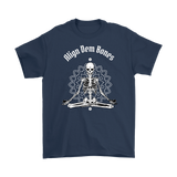 Meditation T-shirt, Funny Meditation Gift, Skeleton Meditation Shirt, Skeleton Yoga Shirt, Funny Yoga Gift