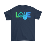 Peace and Love T-shirt, Gift for Hippie, Love Shirt, Gift of Love, Psychedelic Shirt