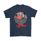 Funny Flamingo T-shirt, Funny Flamingo Gift, Flamingo Skater Shirt, Flamingo T-shirt, Skater Shirt