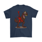 T-Rex Rocks T-shirt, Gift for Musician, Shirt for Guitarist, Dinosaur Rock Star T-shirt