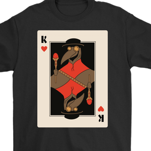 Plague Dr. T-shirt, Plague Dr. Playing Card T-shirt, Funny Plague Dr. Shirt, Funny Gift, Playing Card Shirt