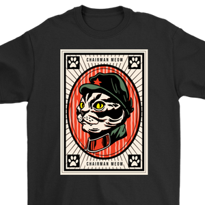 Chairman Meow T-shirt, Gift for Cat Lover, Funny Cat T-shirt, Funny Cat Shirt