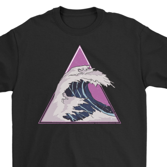 Wave T-shirt, Wave Gift, Japanese Wave T-shirt, Wave Shirt, Ocean T-shirt, Ocean Gift