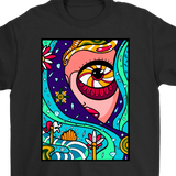 Psychedelic T-shirt, Gift for Hippie, Psychedelic Girl Shirt, Psychedelic Gift, Abstract T-shirt