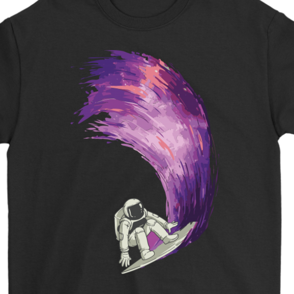 Astronaut Surfer T-shirt, Astronaut Gift, Surfing in Space Shirt, Astronaut Surfer Shirt, Surfer Gift