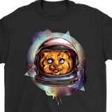 Astronaut Cat T-shirt, Cat in Space Gift, Cat Shirt, Kitty in Space Shirt, Astronaut Kitten Shirt