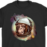 Chimp in Space, Chimpanse Shirt, Chimpanse Gift, Ape in Space Shirt