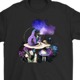 Alice in Wonderland T-shirt, Alice and the Caterpillar, Alice in Wonderland Gift, Funny Alice in Wonderland T-shirt