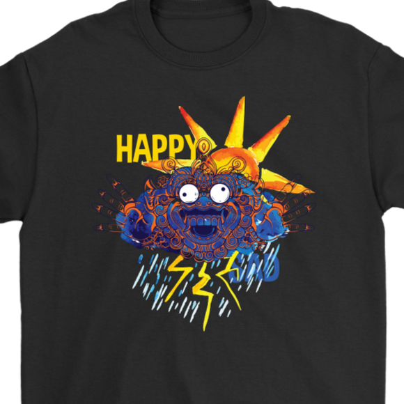 Happy and Sad T-shirt, Yin and Yang Gift, Happy and Sad Shirt, Sun and Storm T-shirt
