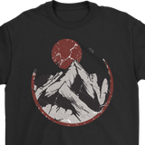 Moonrise Mountain T-shirt, Mountain Gift, Moonrise over Mountain Shirt