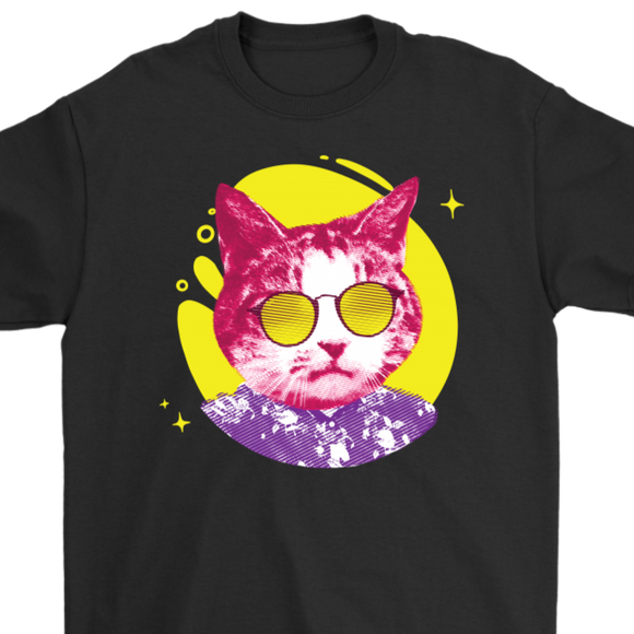 Cool Cat T-shirt, Gift for Cat Lover, Funny Cat Shirt, Funny Cat Gift, Funny Cat T-shirt