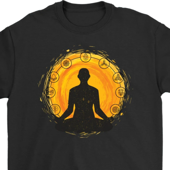 Meditation T-shirt, Gift for Meditation, Shirt for Meditation