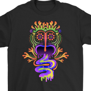 Psychedelic T-shirt, Gift for Hippie, Psychedelic Face Shirt, Psychedelic Gift