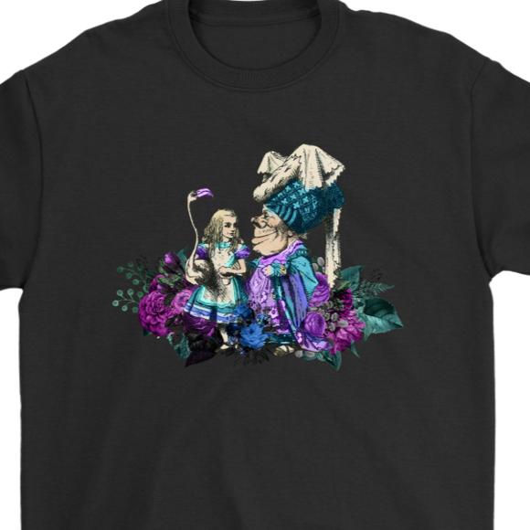 Alice in Wonderland T-shirt, Alice and the Duchess, Alice in Wonderland Gift, Funny Alice in Wonderland T-shirt