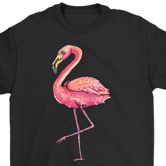 Flamingo T-shirt, Pink Flamingo Gift Shirt, Pink Flamingo Shirt