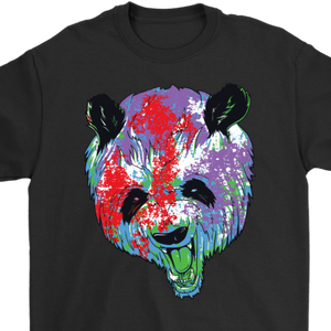 Panda T-shirt, Panda Gift, Panda Shirt, Colorful Panda Bear T-shirt, Panda Bear Gift