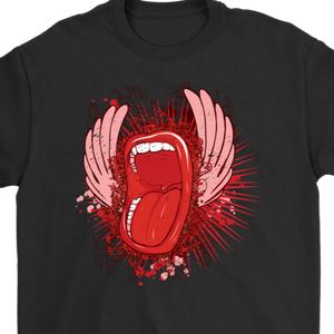 Flying Lips T-shirt, Lips Gift Shirt, Flying Lips Shirt