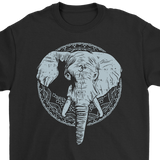 Om Elephant T-shirt, Elephant Mandala T-shirt, Yoga Gift, Meditation Shirt, Elephant T-shirt