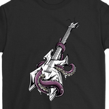 Octopus Guitar T-shirt, Gift for Guitar Player, Guitarist gift, Octopus Rock Shirt, Rock and Roll Shirt