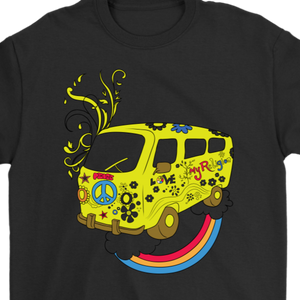 Hippie Van T-shirt, Van Gift, Shirt for Hippie, Hippie Van Gift