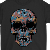 Paisley Skull T-shirt, Flowering Skull Shirt