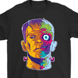 Frankenstein T-shirt, Funny Gift T-shirt, Funny Frankenstein Shirt, Psychedelic T-shirt