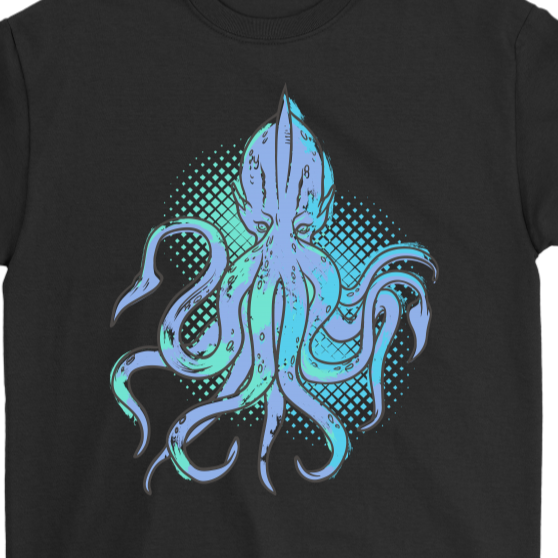 Octopus T-shirt, Octopus Gift, Surfer Shirt, Octopus Shirt, Summer T-shirt