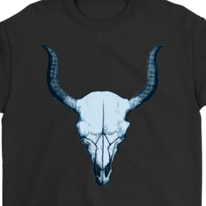 Steer Skull T-shirt, Steer Skull Gift, Skull T-shirt, Steer Skull Shirt