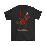 T-Rex Rocks T-shirt, Gift for Musician, Shirt for Guitarist, Dinosaur Rock Star T-shirt