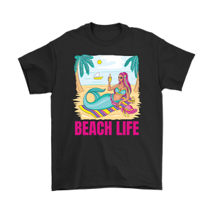 Summer T-shirt, Beach T-shirt, Mermaid T-shirt, Beach Life Shirt