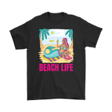 Summer T-shirt, Beach T-shirt, Mermaid T-shirt, Beach Life Shirt