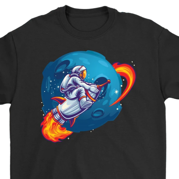 Rocket Ride T-shirt, Astronaut T-shirt, Rocket to the Moon Gift, Astronaut Gift, Astronaut Shirt