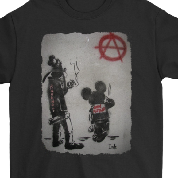 Punk Rock T-shirt, Gift for Punk Rocker, Funny Punk T-shirt, Punk Gift, Cartoon Punk T-Shirt