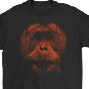 Orangutan T-shirt, Orangutan Gift, Ape T-shirt, Ape Gift, Orangutan Shirt