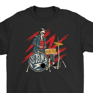 Funny Drummer T-shirt, Shirt for Drummer, Gift for Drummer, Skeleton Drummer Shirt