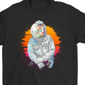 Bubblegum Astronaut T-shirt, Bubblegum in Space Gift, Bubblegum Spaceman Shirt,