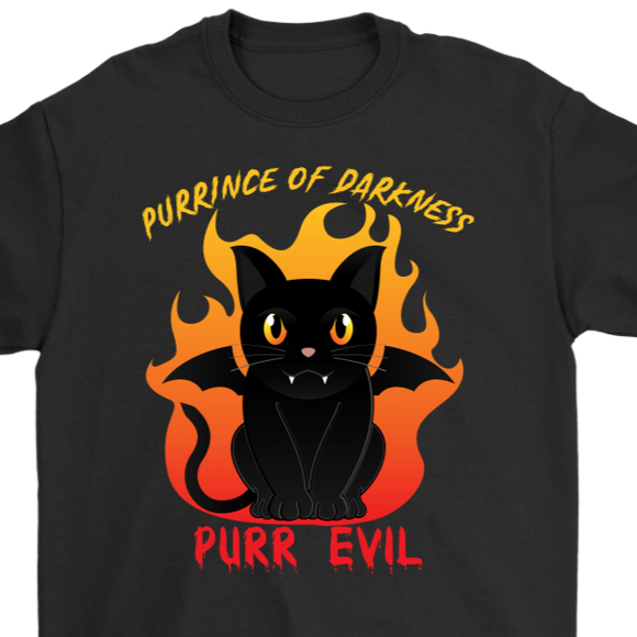 Funny Cat T-shirt, Purr Evil Gift, Funny Cat Shirt, Funny Cat Gift, Gift for Cat Lover