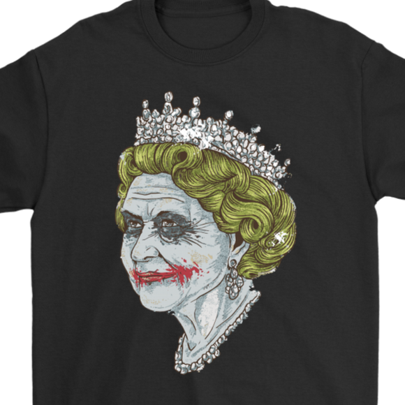 Punk Rock T-shirt, Gift for Punk Rocker, God Save the Queen Punk Shirt, Funny Punk Rock Shirt, Joker T-shirt