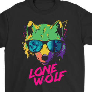 Lone Wolf T-shirt, Wolf Gift, Wolf T-shirt, Wolf Shirt, Lone Wolf Gift